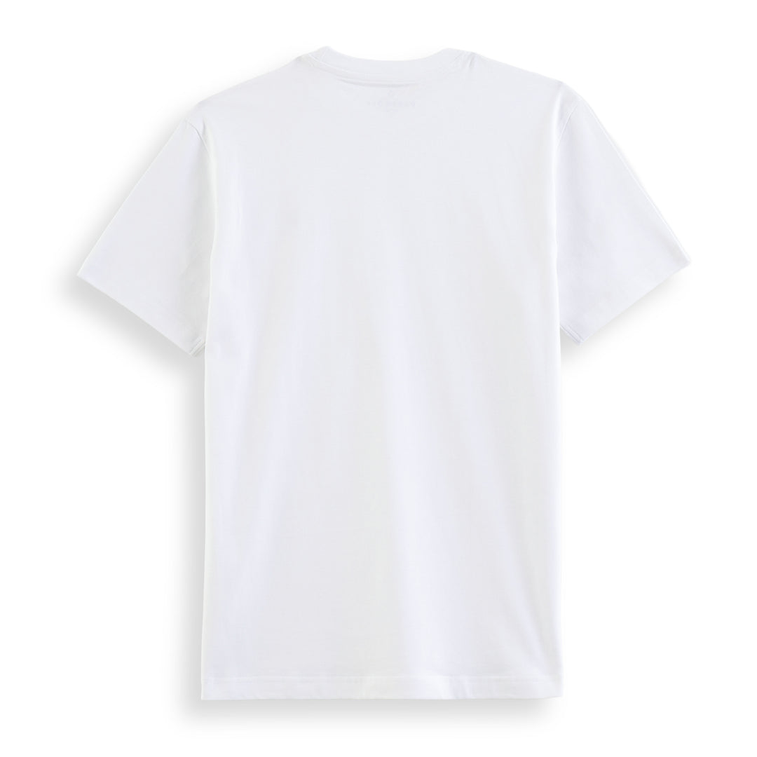 Solid White Round Neck Half Sleeve T-Shirt