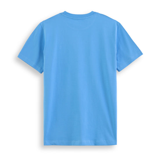 Solid Blue Round Neck Half Sleeve T-Shirt